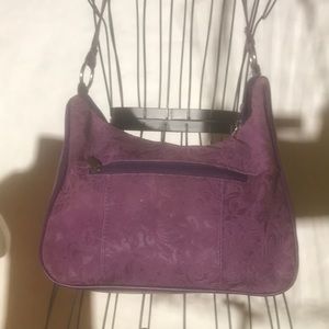 Purple Leather Purse